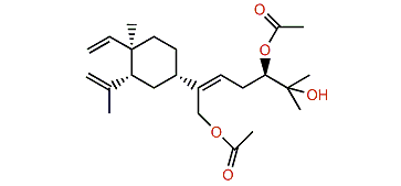 Loba-8,10,13(15)-triene-14,17,18-triol 14,17-diacetate